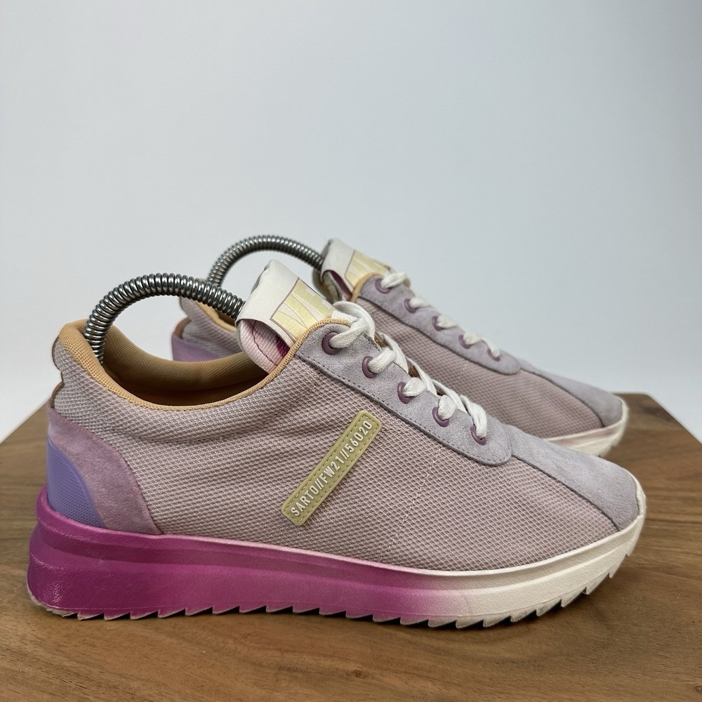 Womens Franco Sarto Venice Pink Athletic Training Walking Sneakers Shoes Size 8